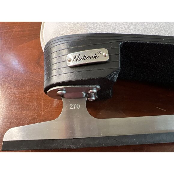Nattork Coolmax Figure Skates Women's Size 10 White NIB - Picture 6 of 16